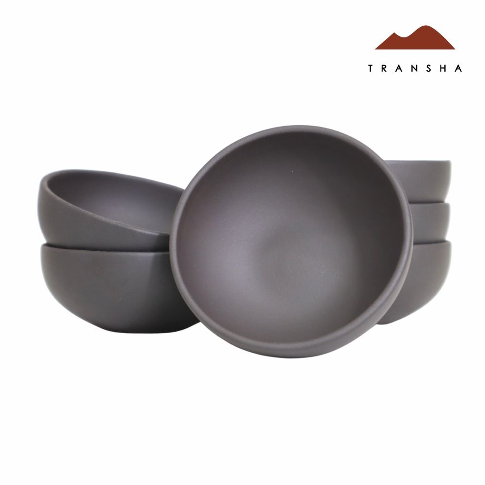 【唐泉Transha】紫砂杯系列  墨泥杯組（一組6個）
