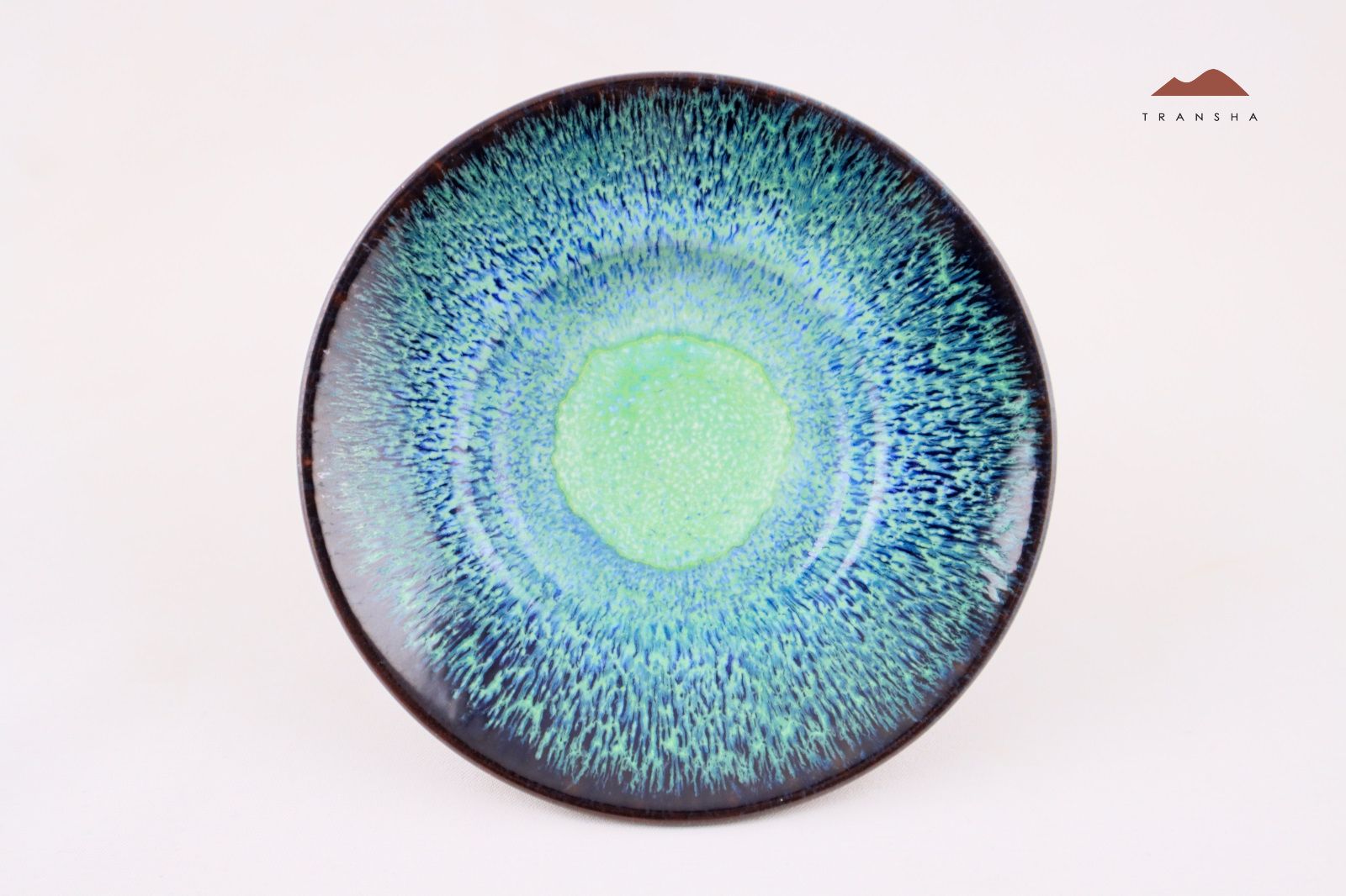 紫砂琺瑯盤 多彩 10