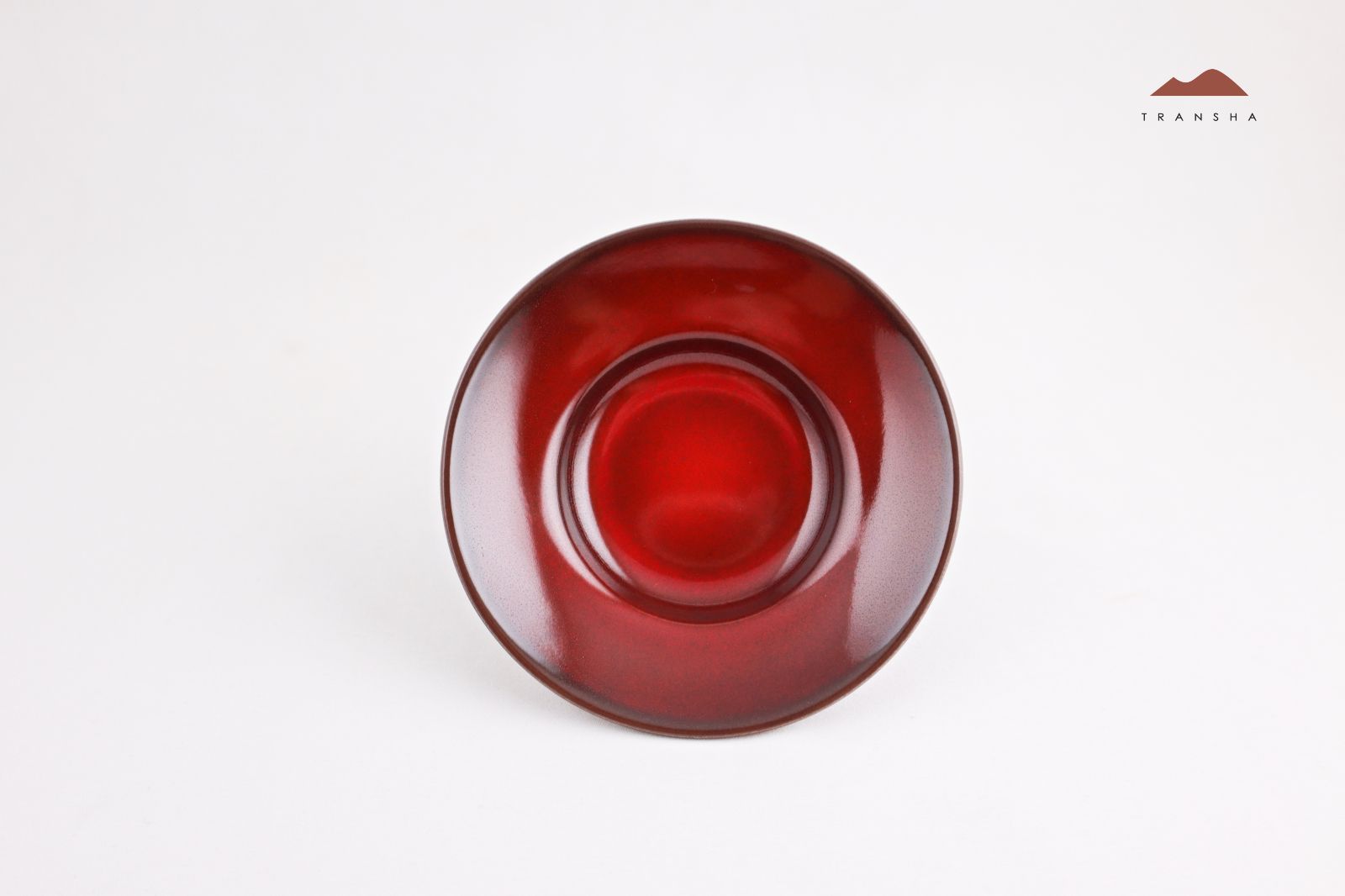 紫砂琺瑯盤 單色 14