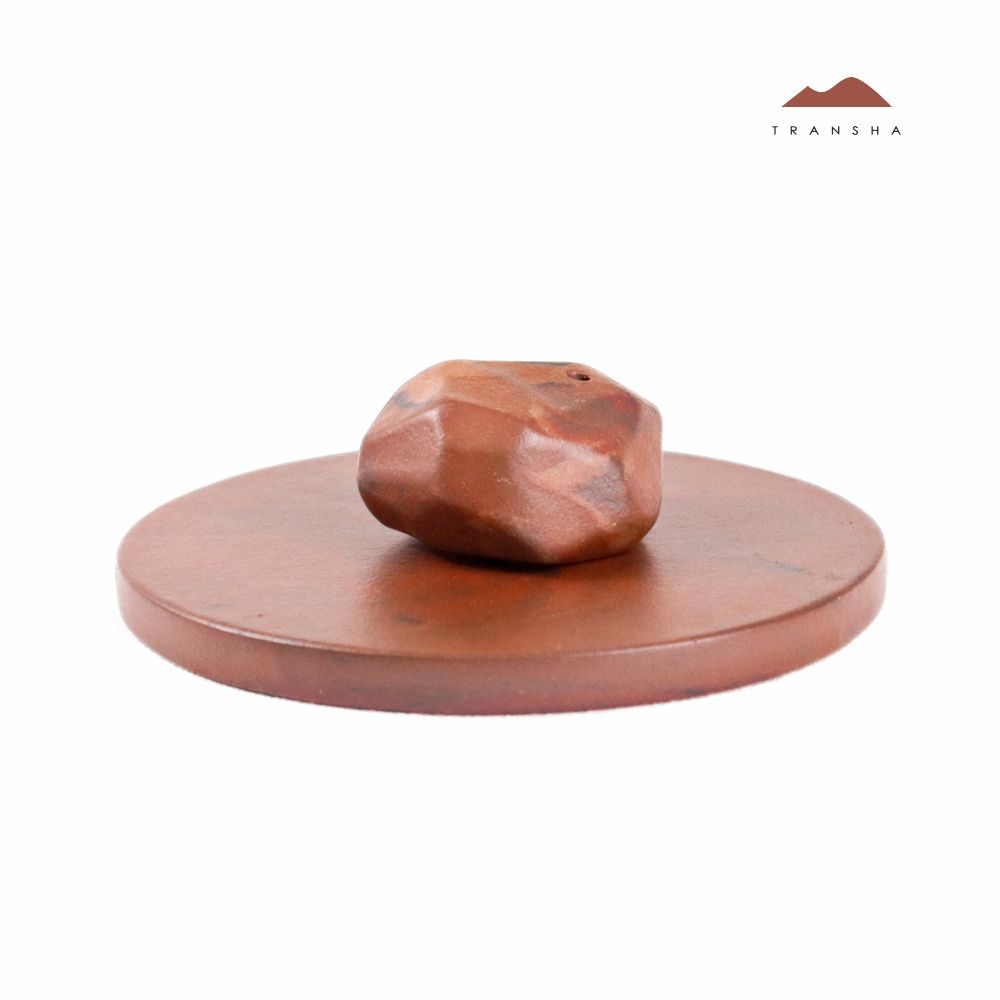 紫砂絞泥香座 02