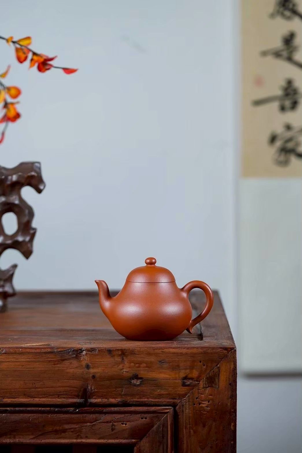 朱泥高梨壺