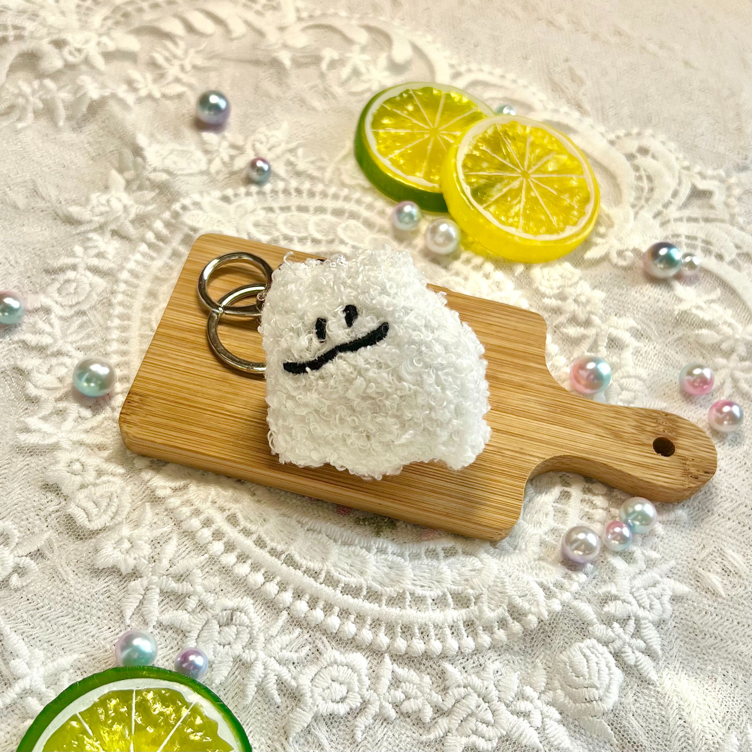 小方塊毛絨吊飾