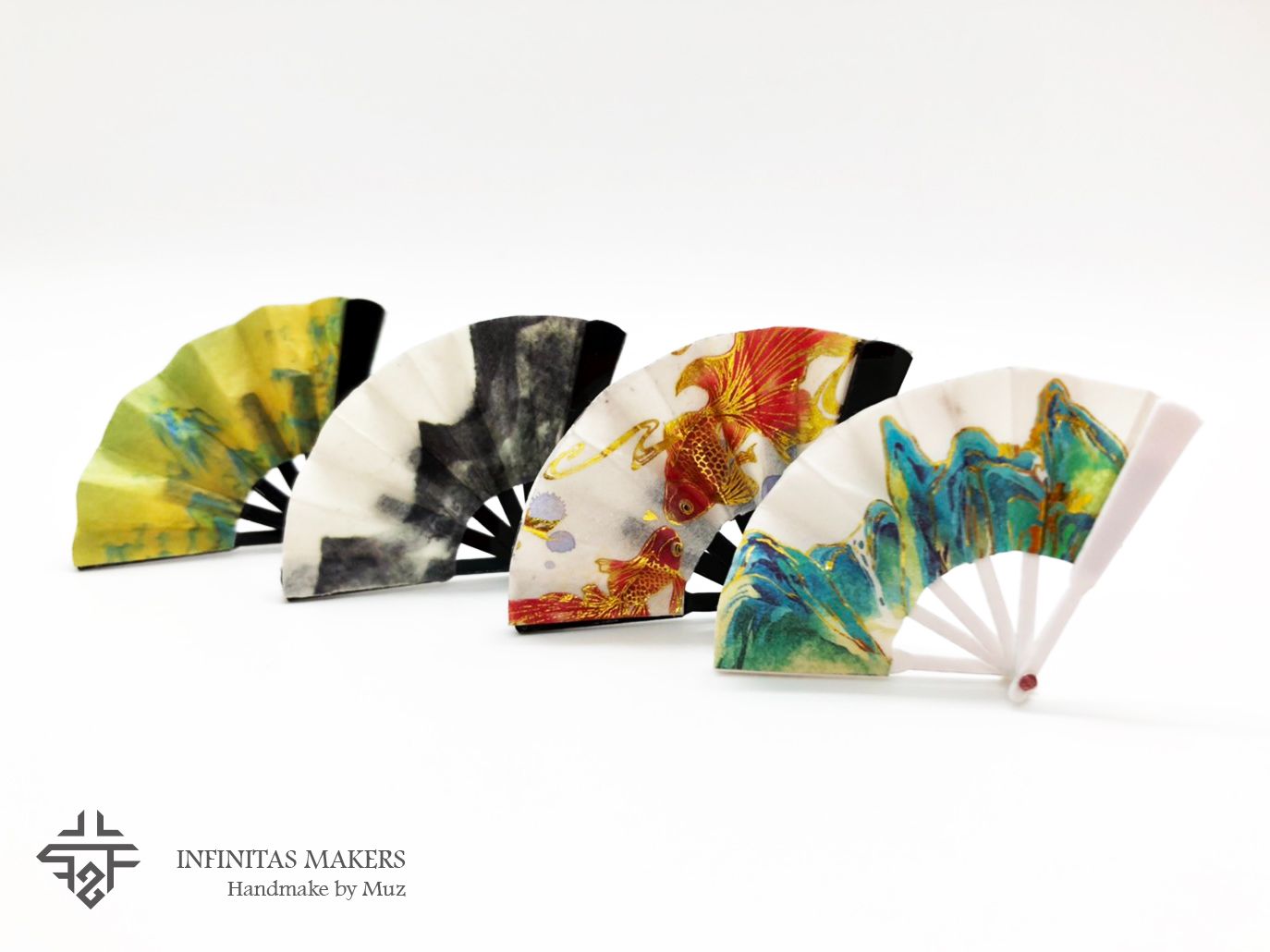 娃用彩色扇（中式／日式）