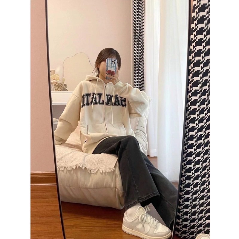 冬天出清款❄️美式復古慵懶百搭風外套✨/偏奶黃❗️