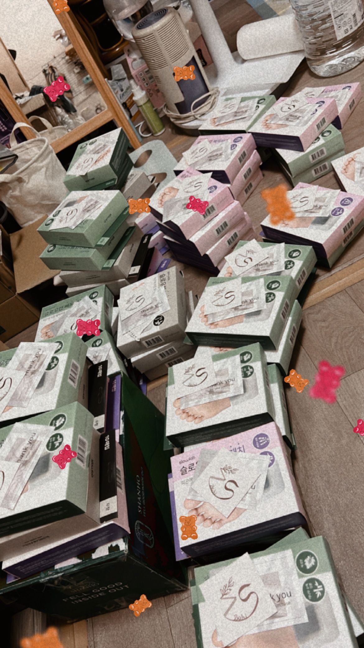 現貨 韓國 漫步雲端足貼