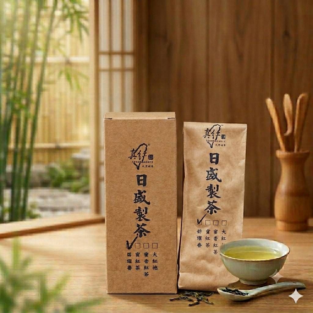 【日盛製茶】三峽在地好茶｜ 三峽碧螺春（綠茶）-紙袋