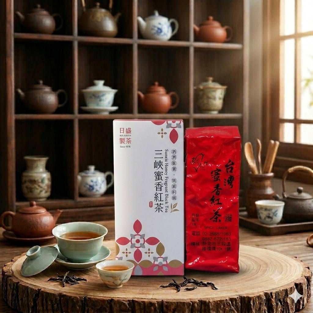 【日盛製茶】三峽在地好茶｜ 頂級三峽蜜香紅茶