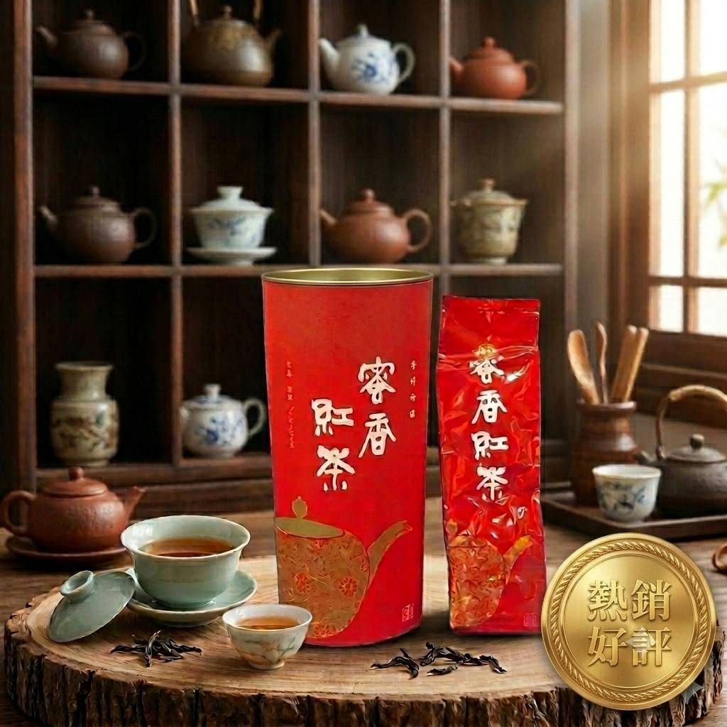 【日盛製茶】三峽在地好茶｜ 金福氣  蜜香紅茶