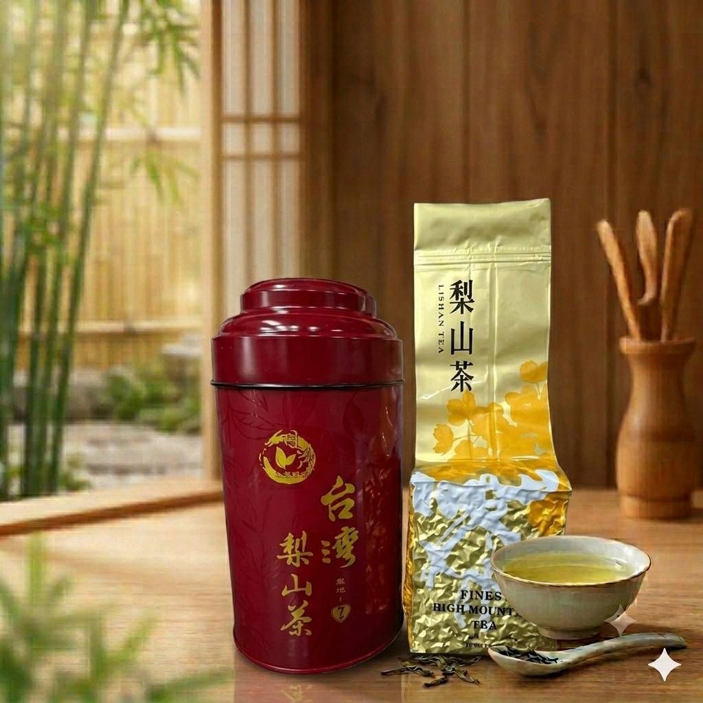 【日盛製茶】梨山茶（紅罐）