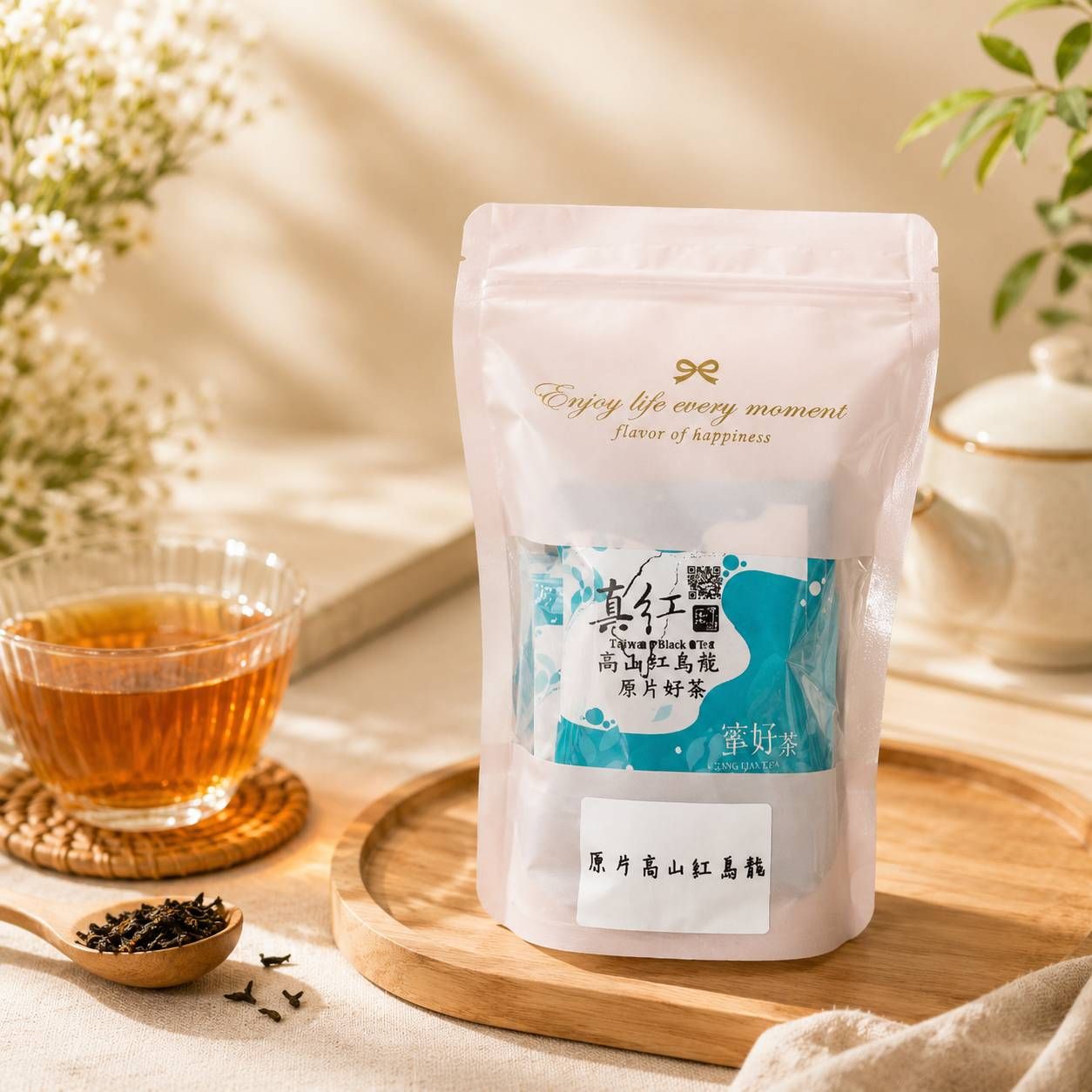 【日盛製茶】原片高山紅烏龍  茶包
