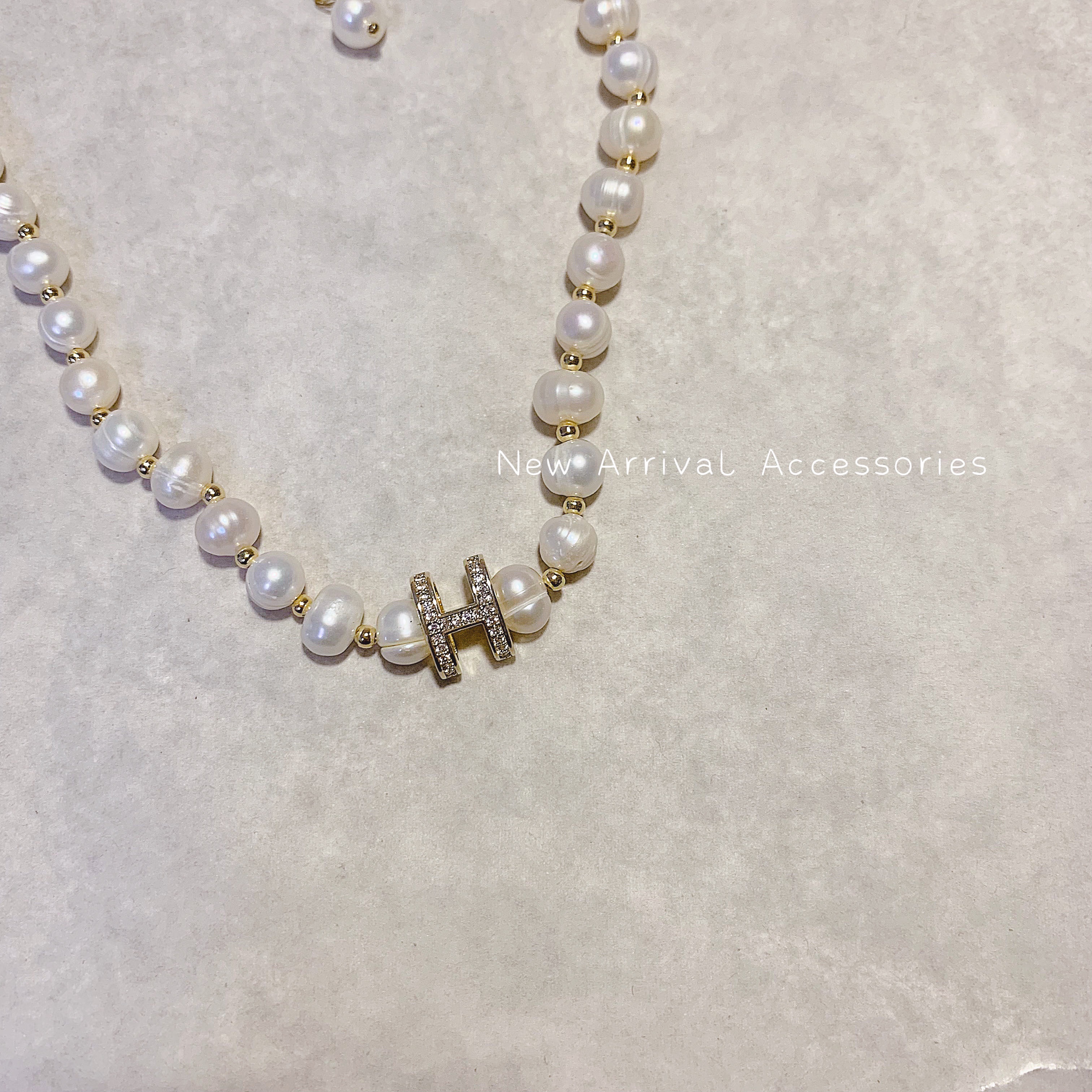 N-法式天然珍珠H項鍊