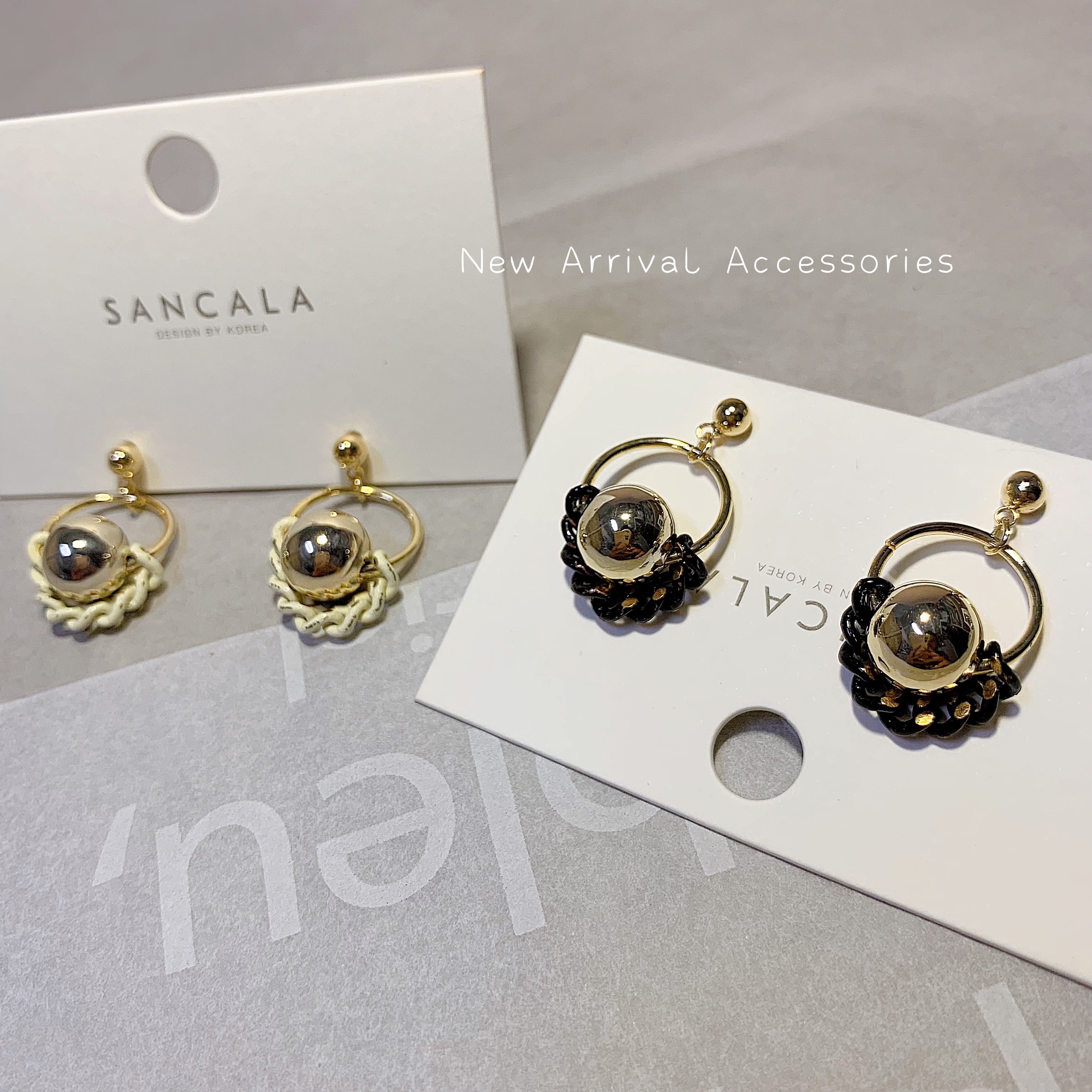 E-甜酷鎖鏈耳環