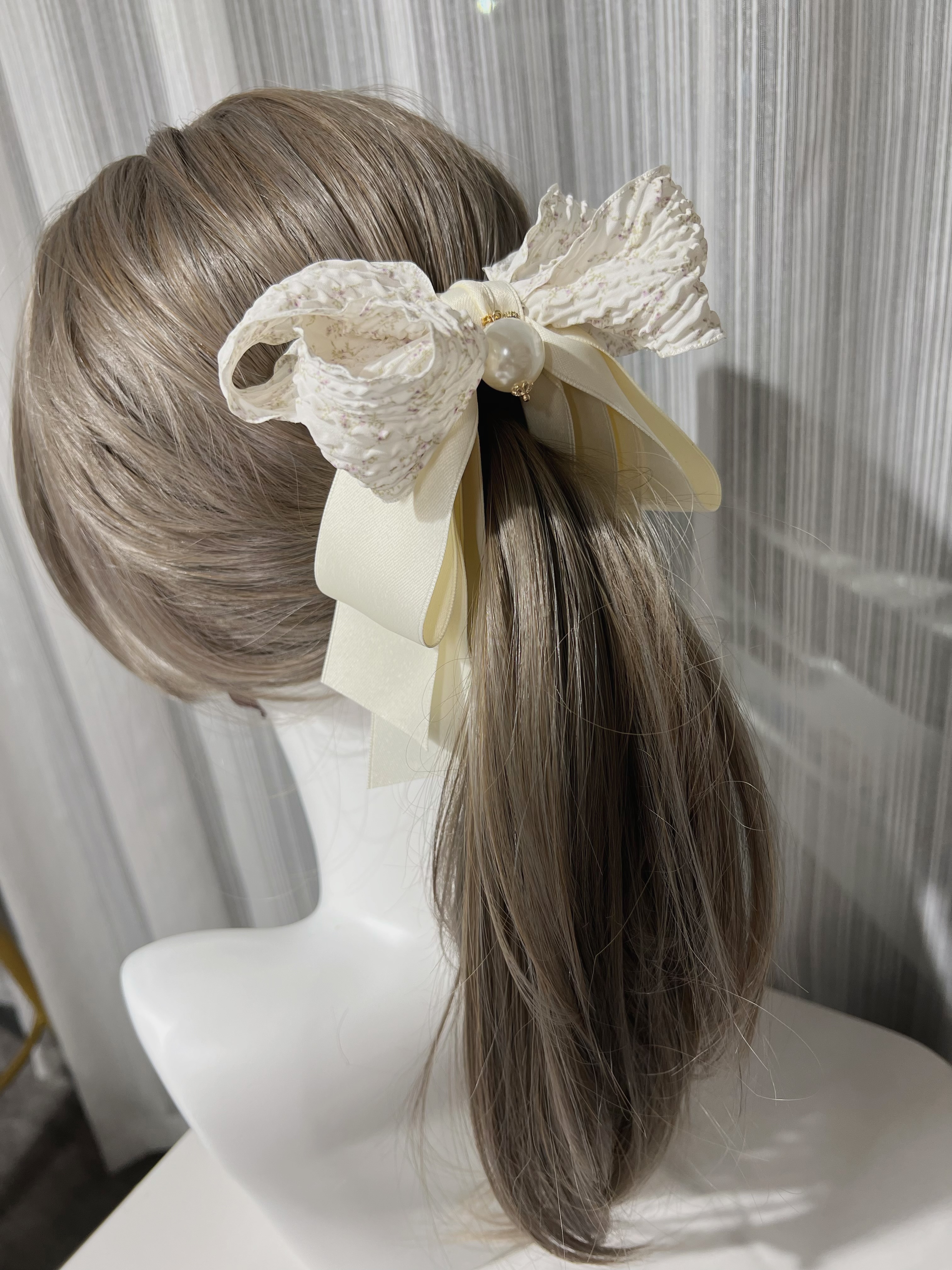 泡泡碎花相交夾