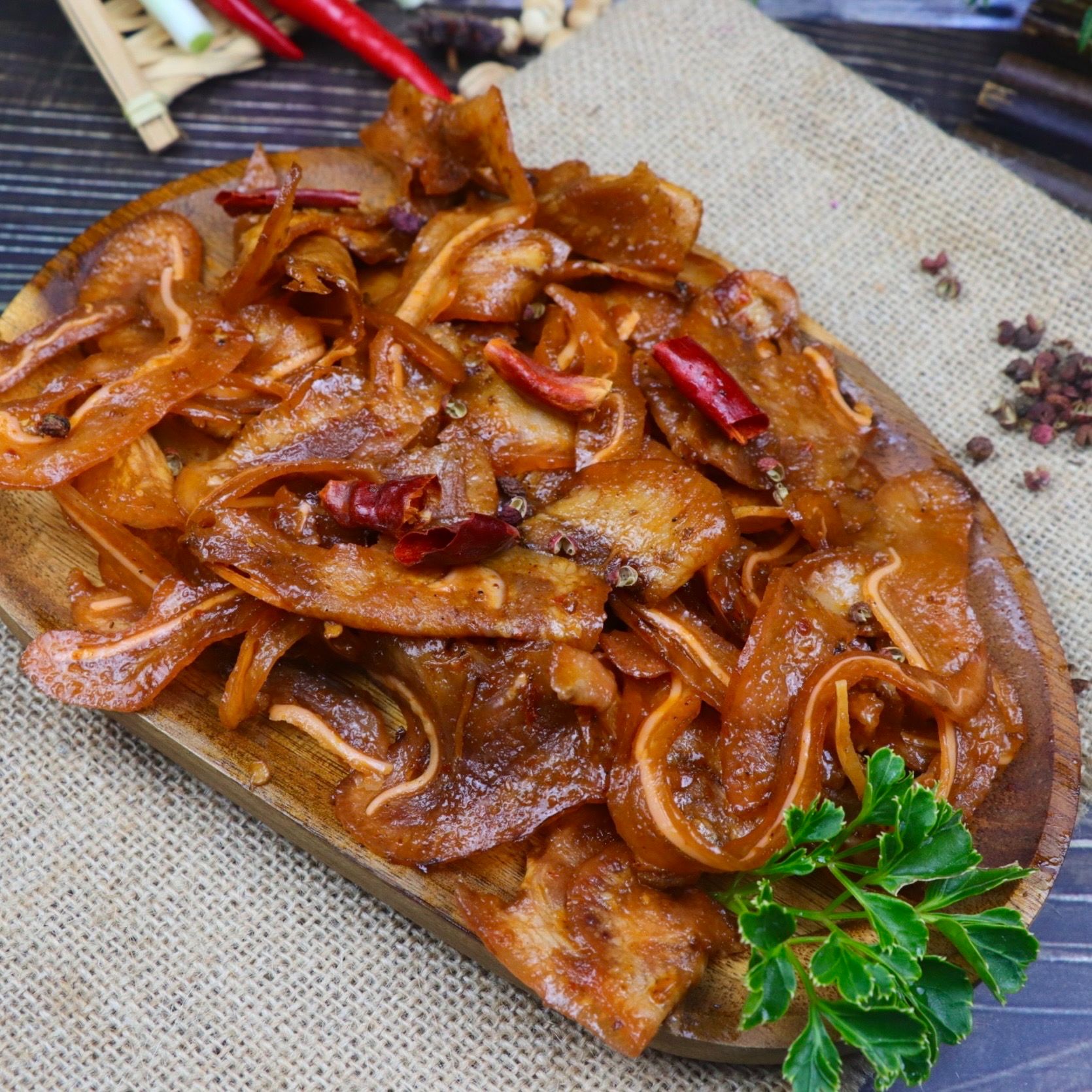 ［方恩小食］五十三香麻辣豬薄耳100g