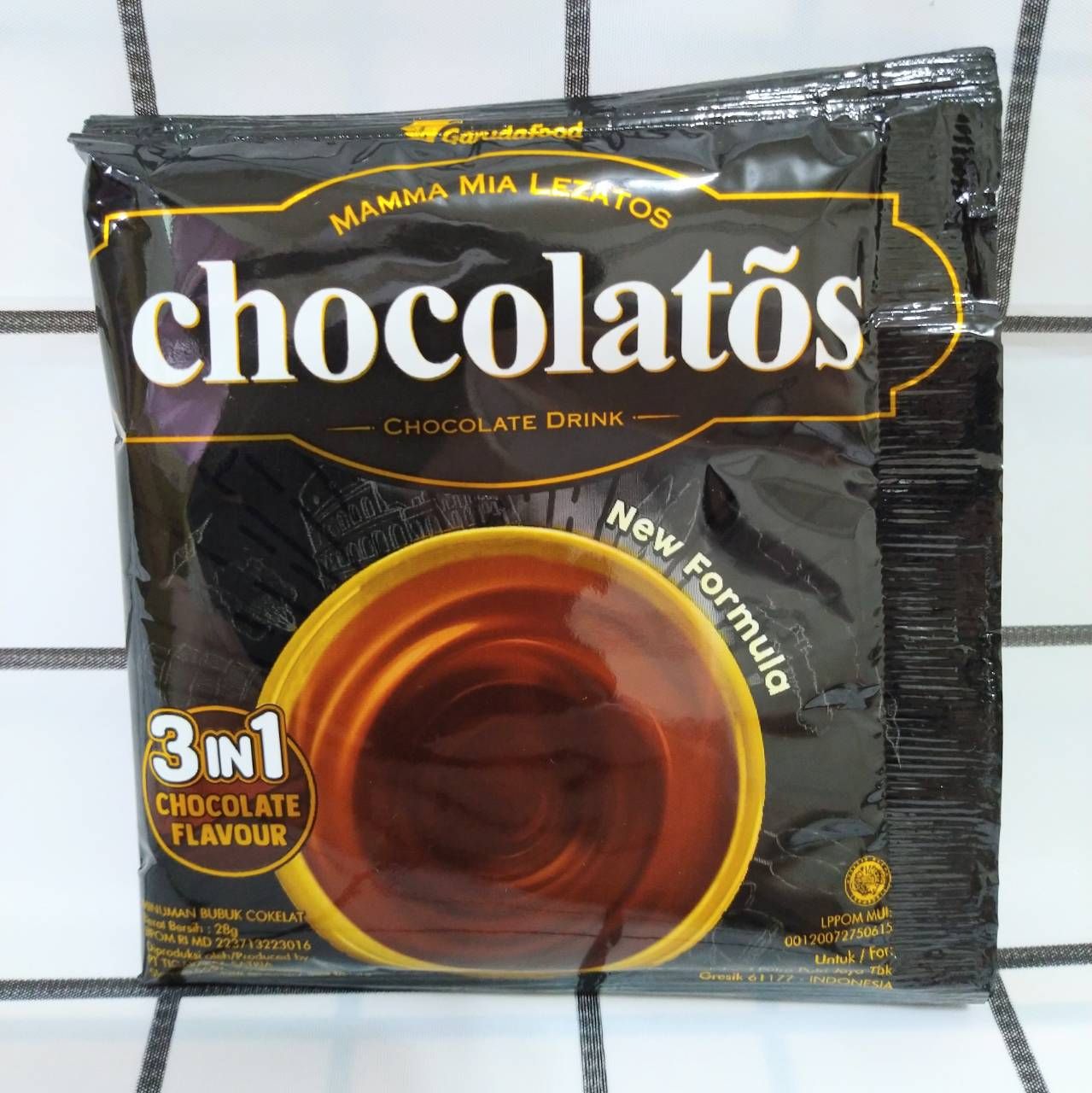 （即期品）單包-印尼chocolatos巧克力沖泡飲28g