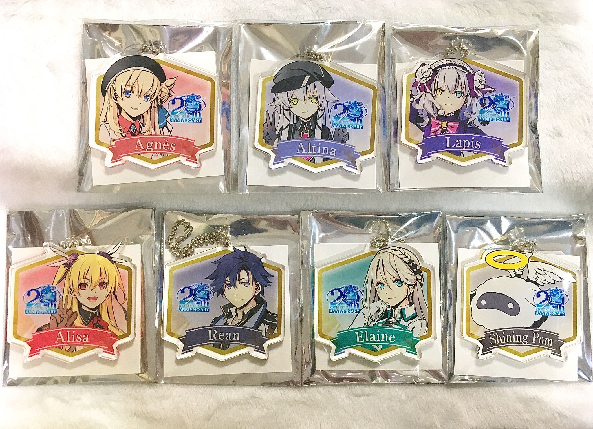 【現貨】軌跡系列20週年紀念　壓克力吊飾 Box B ver.　閃之軌跡 創之軌跡 黎之軌跡