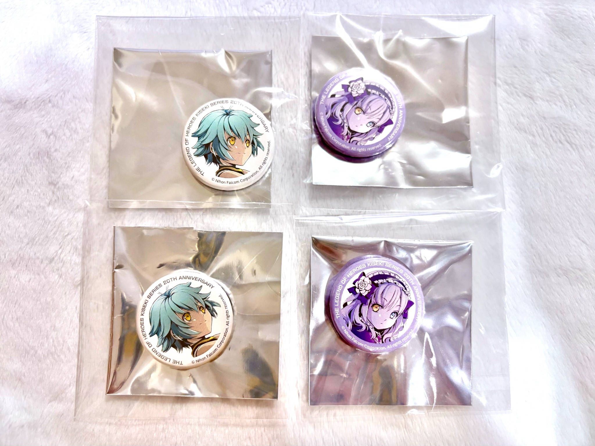 【現貨】電擊限定特典　軌跡系列20週年紀念　小徽章