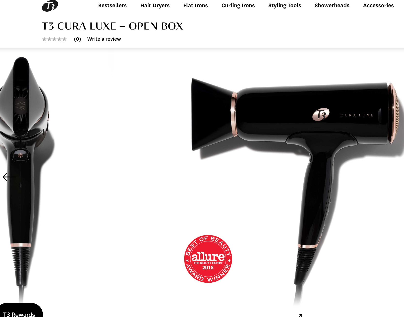 T3 CURA LUXE-open box限時特價