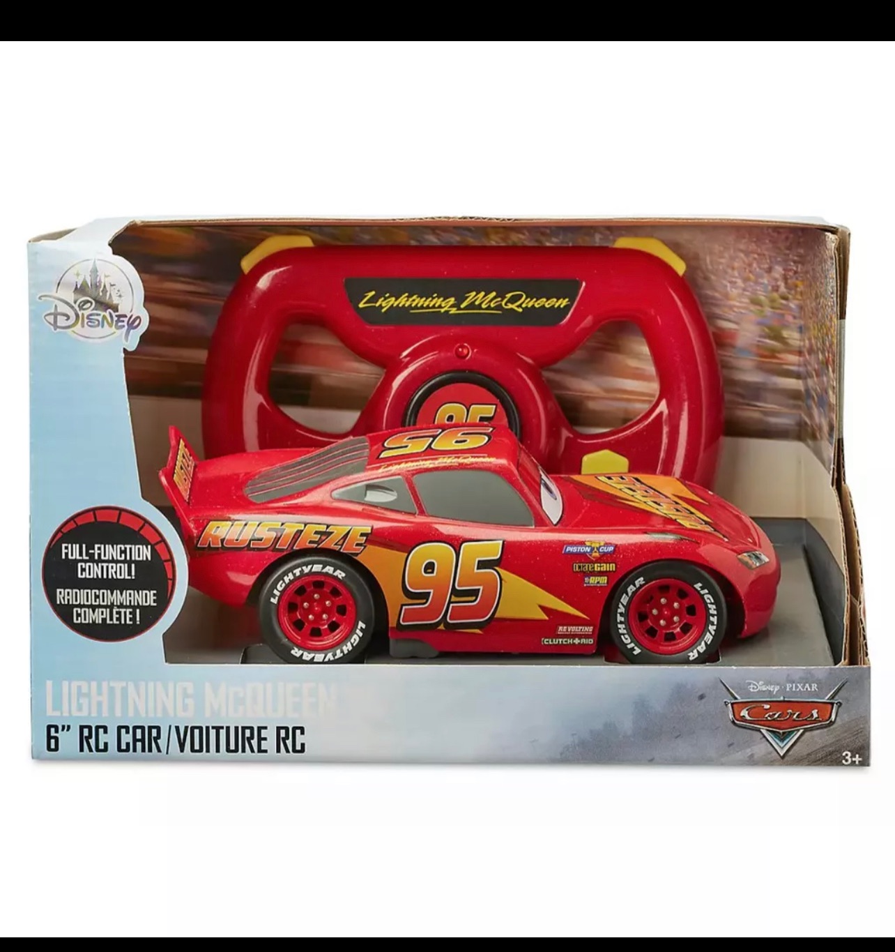 全台獨賣！暑假發貨！Disney迪士尼正版汽車總動員Cars 遙控車閃電麥坤＆脫線＆傑克遜風暴賽車