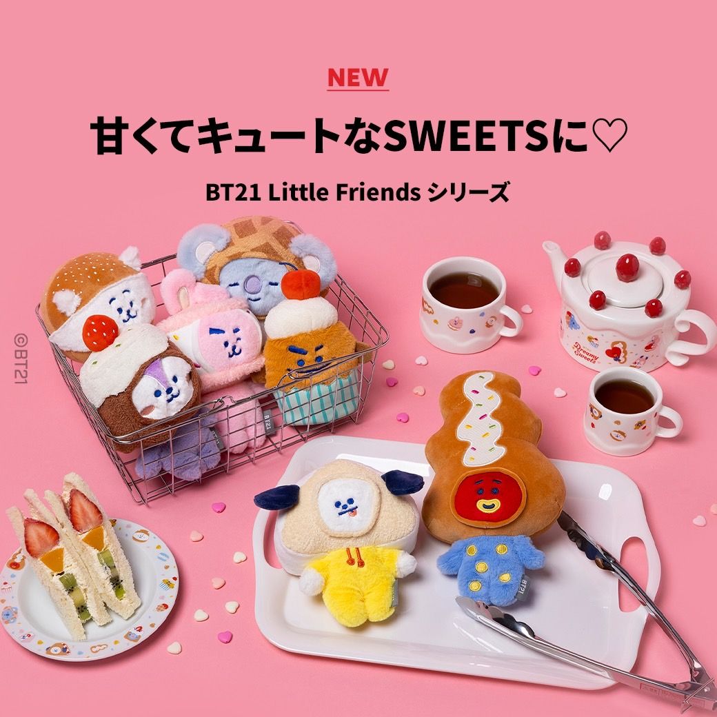日本限定BT21-甜點造型