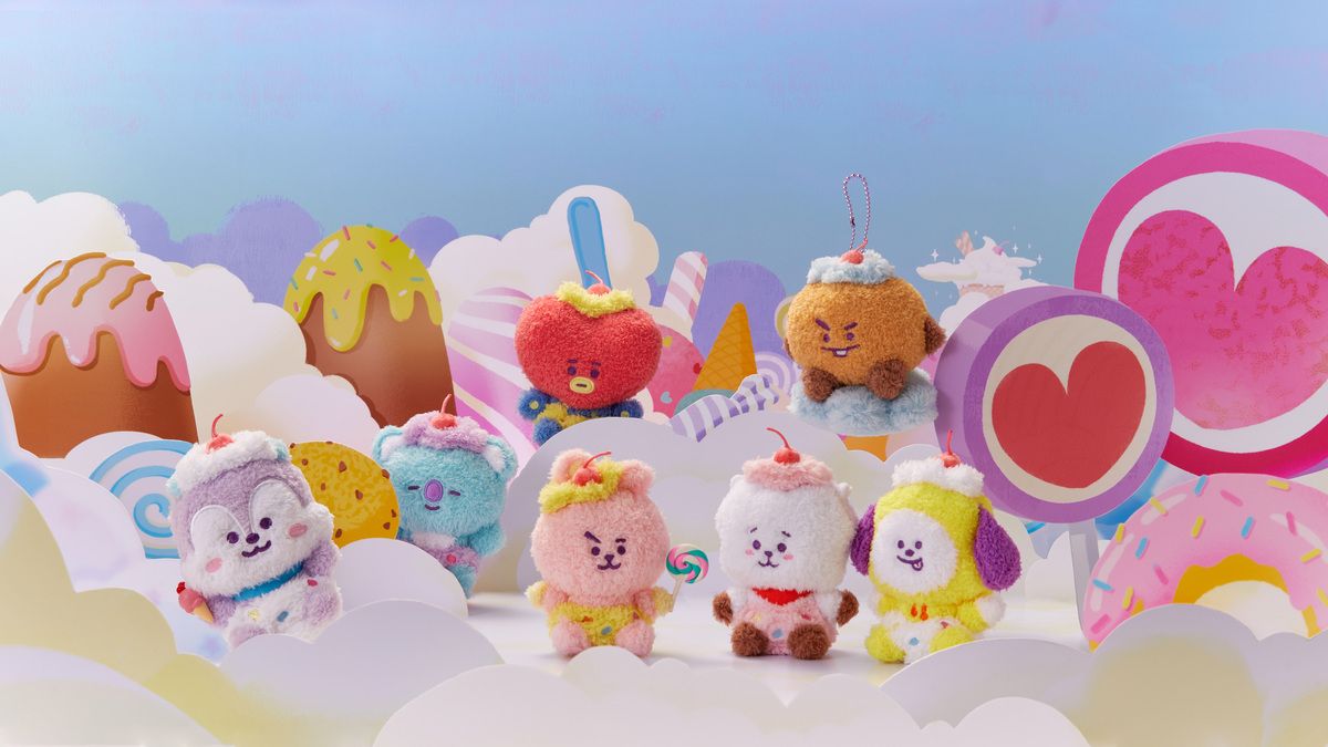 BT21-雲朵系列吊飾娃