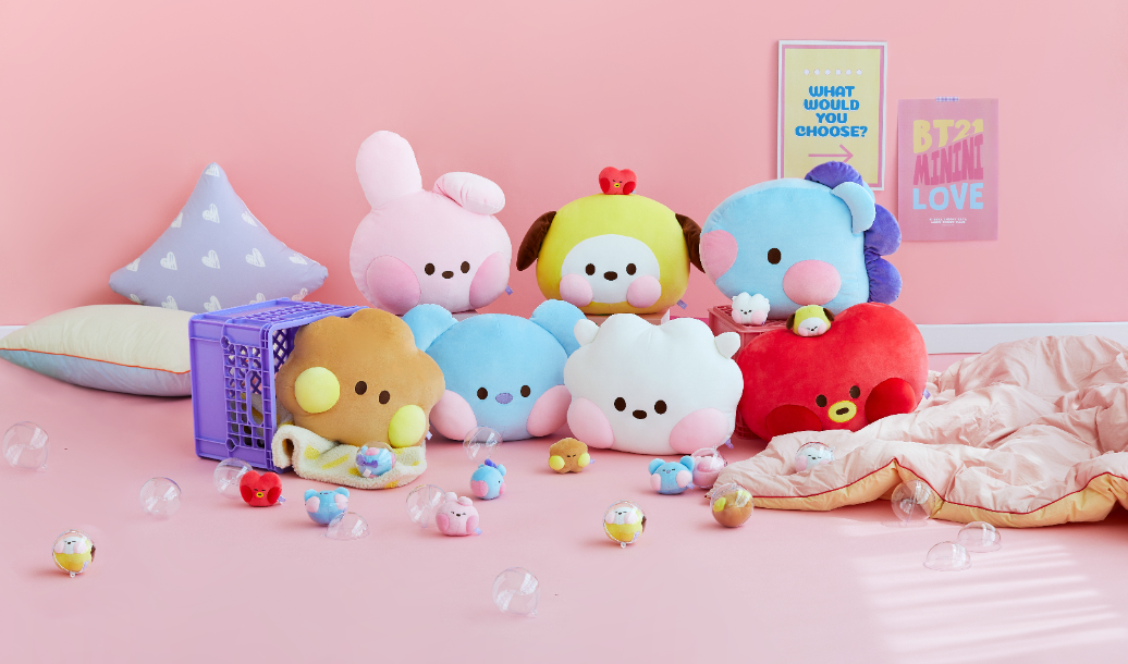 日本限定BT21| Minini版本 軟Q大抱枕