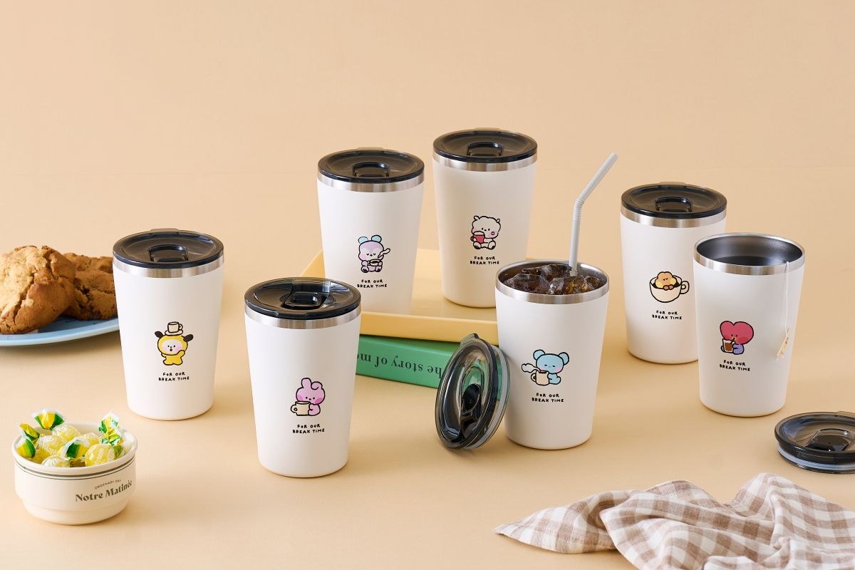 BT21 Minni不鏽鋼樂扣杯473ml / 插畫保溫杯