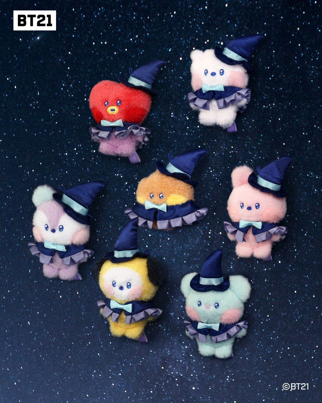 韓國BT21-魔法師系列-吊飾娃