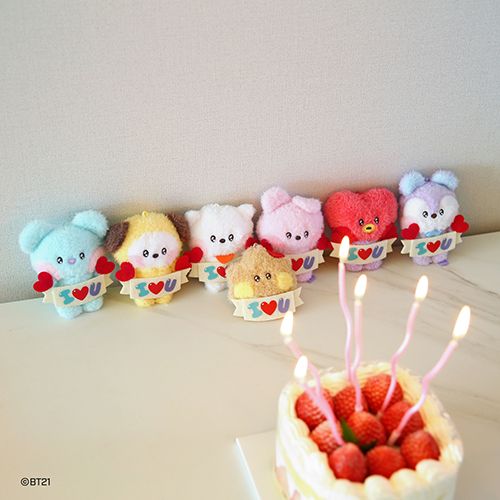 韓國BT21-LOVE U系列-吊飾娃