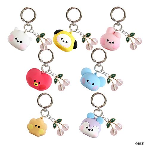韓國BT21-Minini大頭保護蓋鑰匙圈