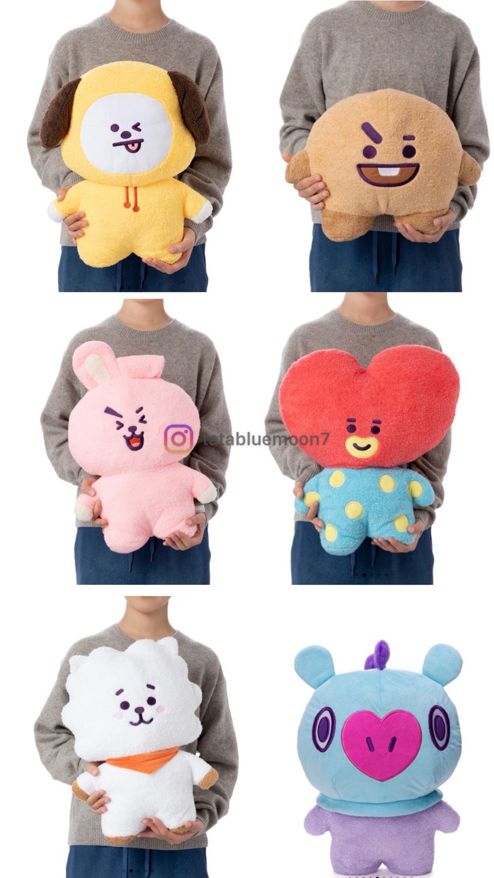 日本限定BT21-大尺寸L娃