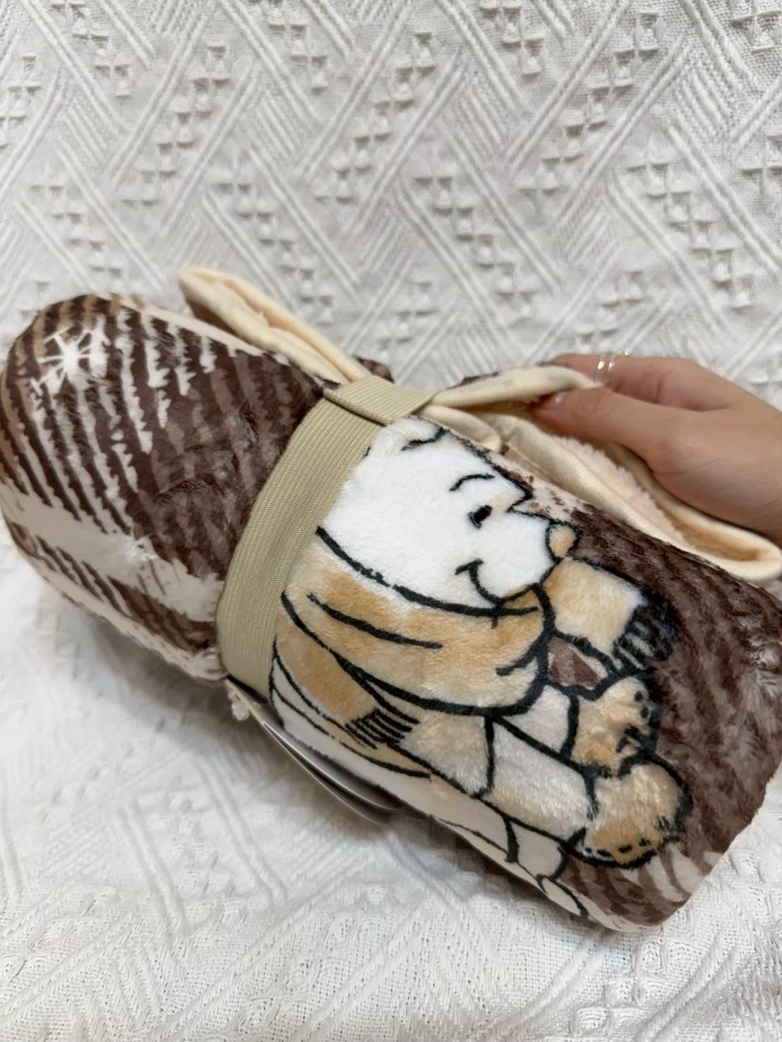 冬季維尼毛毯