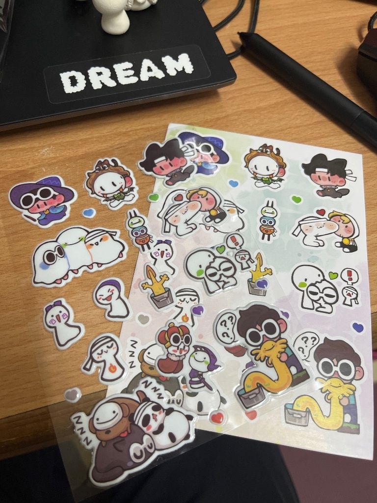 Dreamteam 泡泡貼紙A6