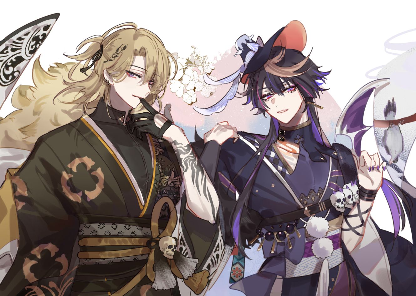 夫夫浮世繪明信片