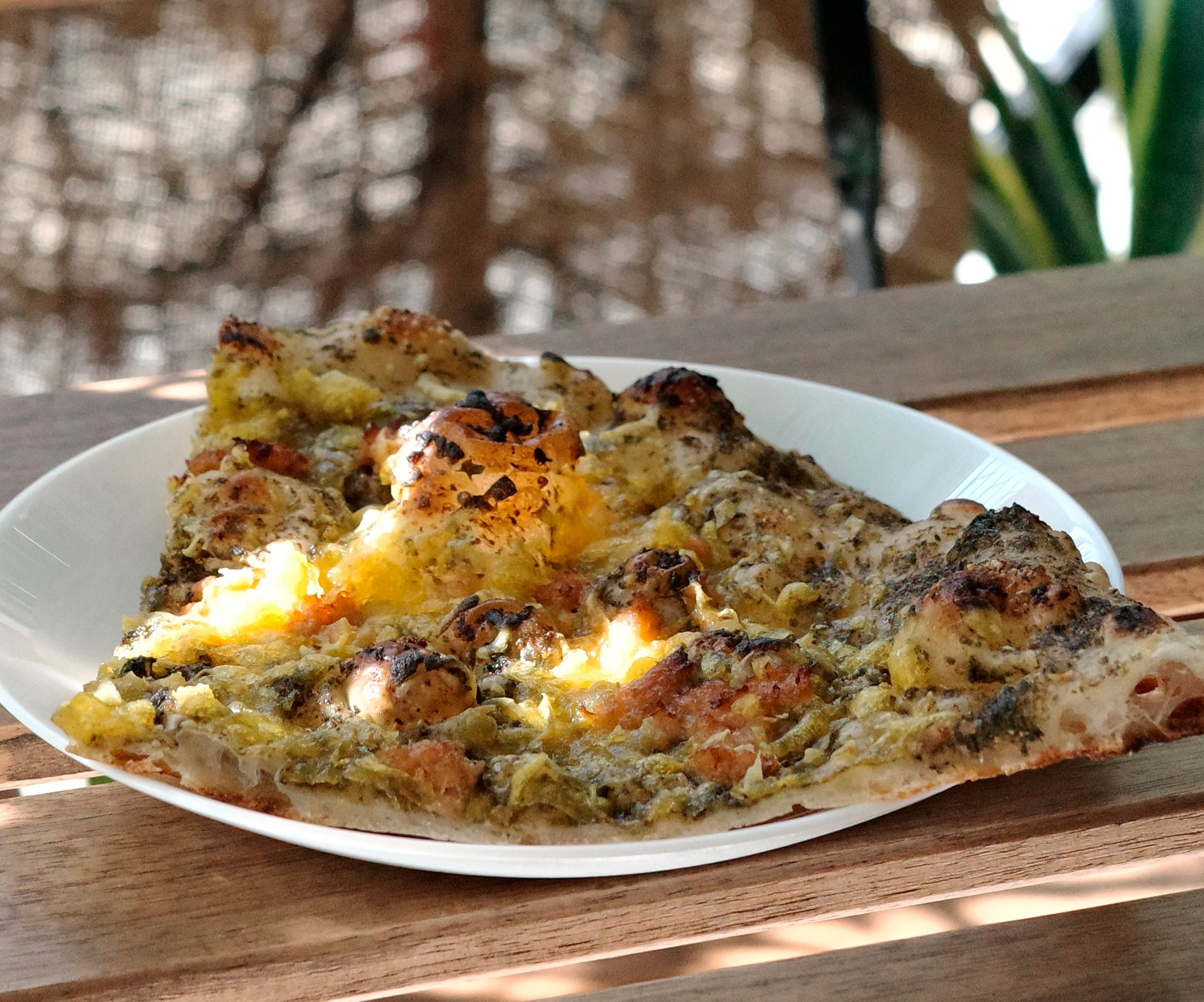 青醬鮪魚起司PIZZA【 四分之一切片】（含五辛）