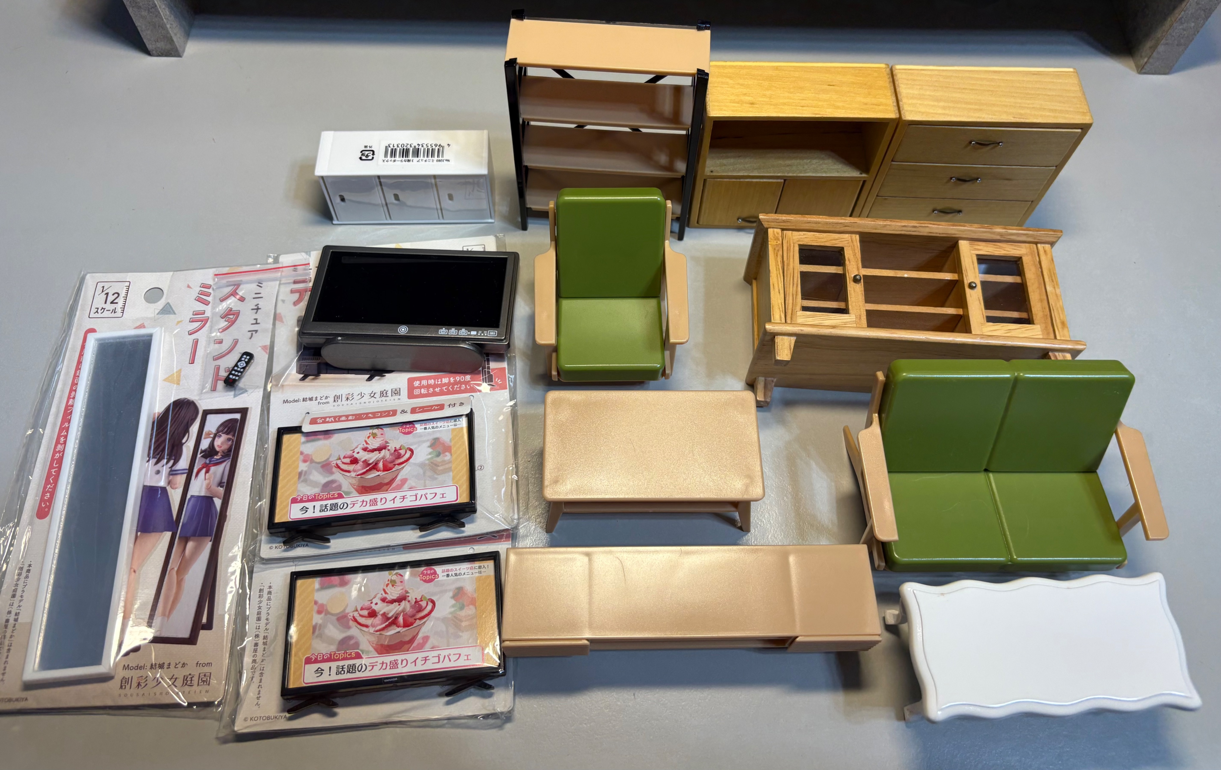 娃用12分 微縮家具 百元店傢俱 二手