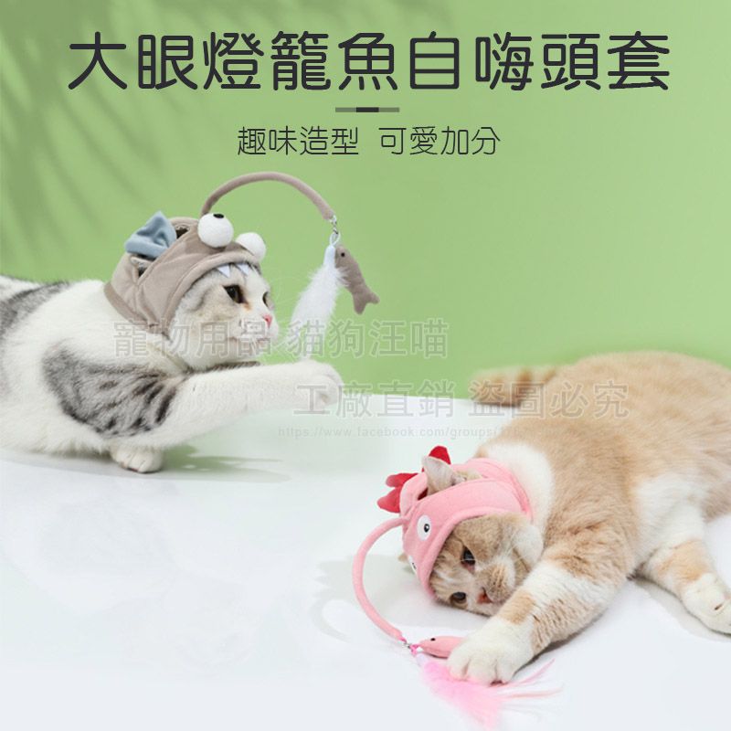 大眼燈籠魚自嗨頭套