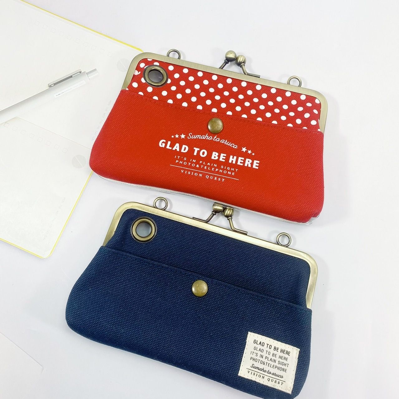 可愛造型手機觸控錢包 兩款可選