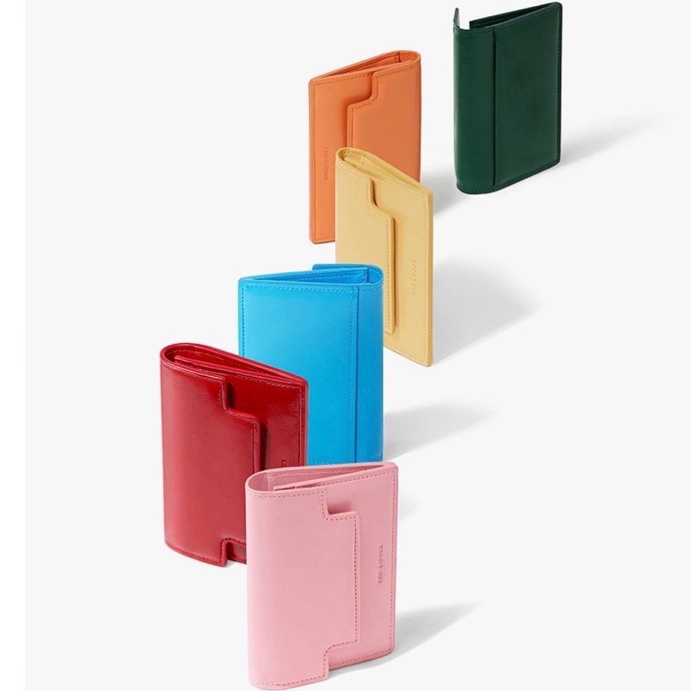 MARTY CARD WALLET CRINKLED 皮革卡夾零錢包（6色） 點標題看圖片跟詳細資訊！