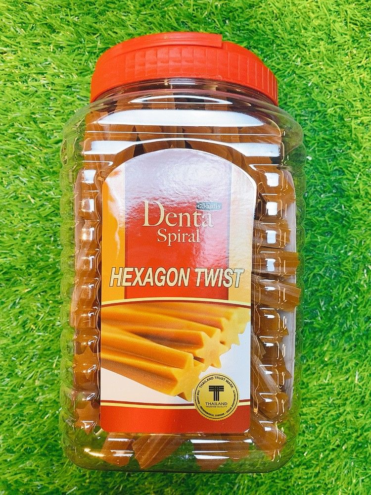 Goodles 狗潔牙骨桶裝-六星螺旋