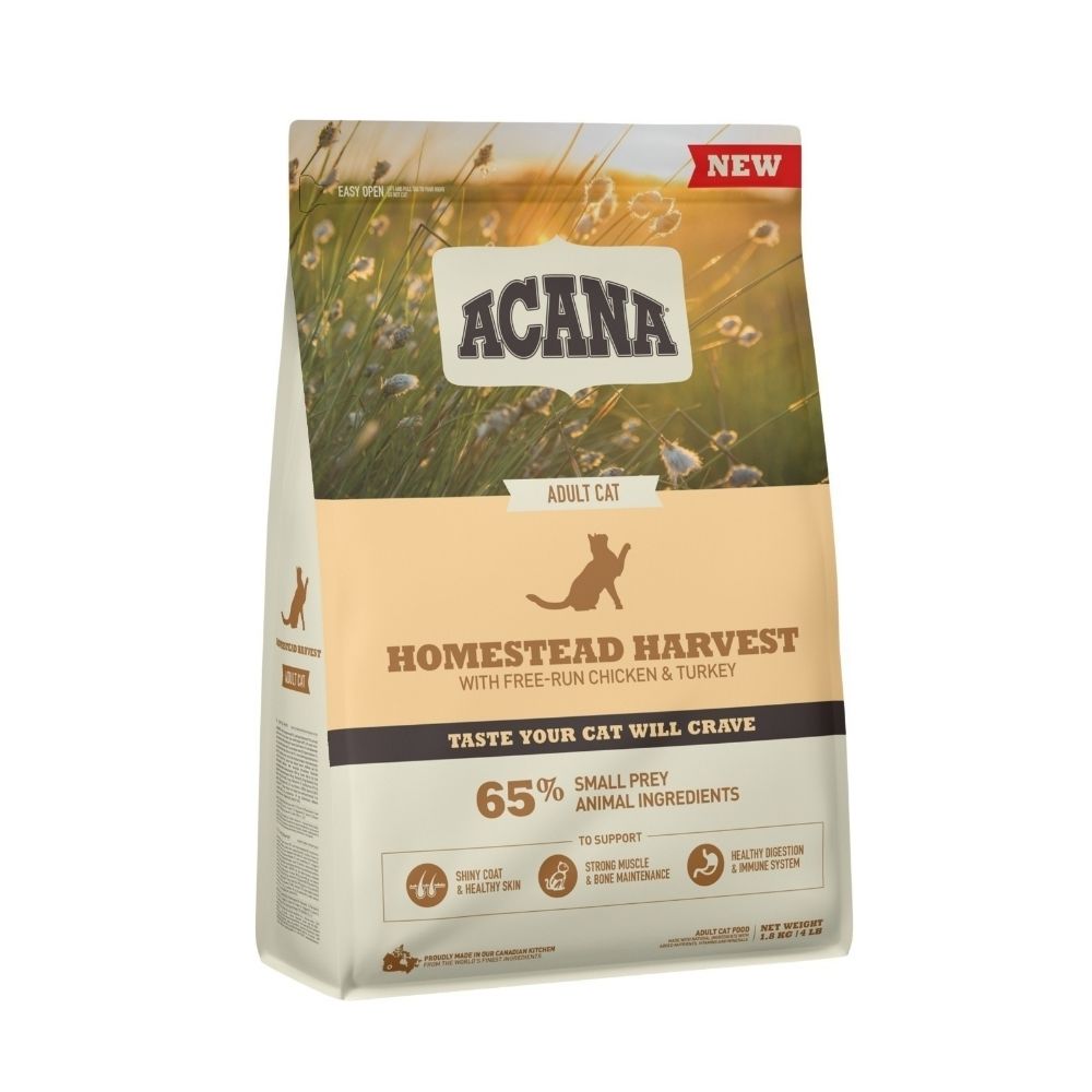 Acana田園收獲貓-雞肉+藍莓1.8KG/貓飼料/兩種口味