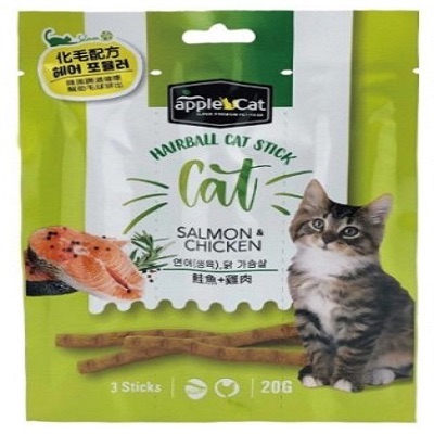 appleCat貓咪化毛點心棒20g鮪魚+雞肉（貓零食）