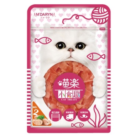 MDARYN 喵樂 小食趣系列-5干貝嫩雞絲 30g（貓零食）（6種口味）