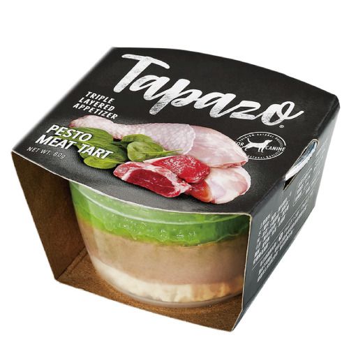 TAPAZO 特百滋 美味開胃三層杯-犬用貝斯托雙肉塔 80g