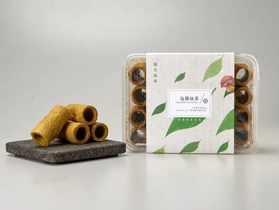 東成茶葉【痴犬找茶】包種抹茶蛋捲