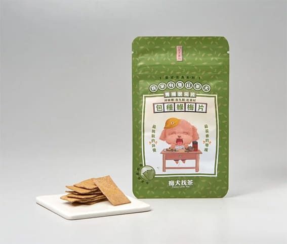 東成茶葉【痴犬找茶】包種抹茶梅片