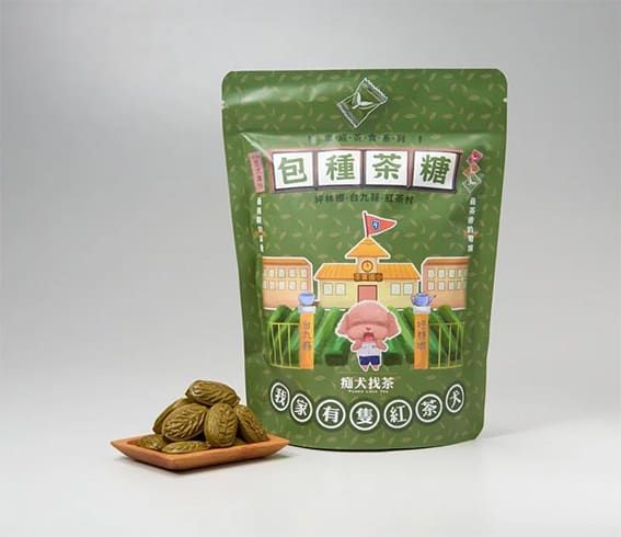 東成茶葉【痴犬找茶】包種茶糖