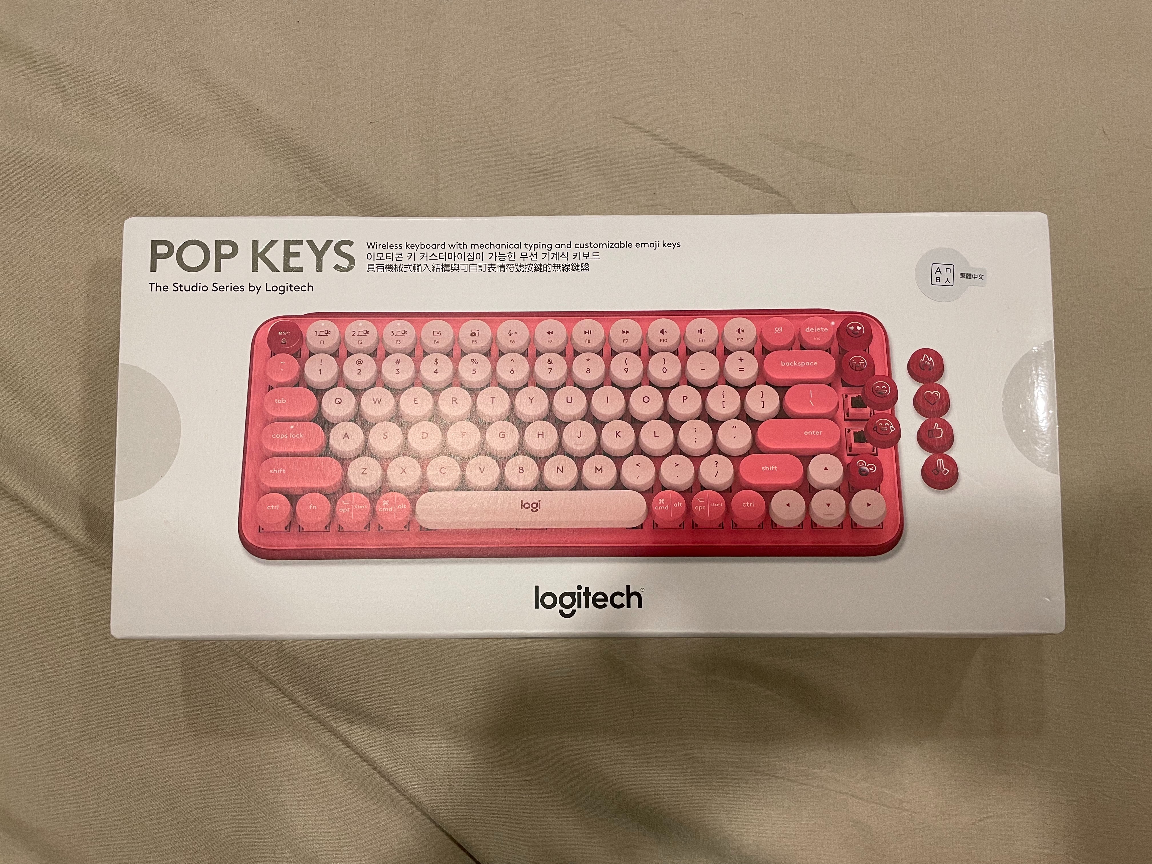 Logitech 羅技 POP keys 茶軸機械式鍵盤