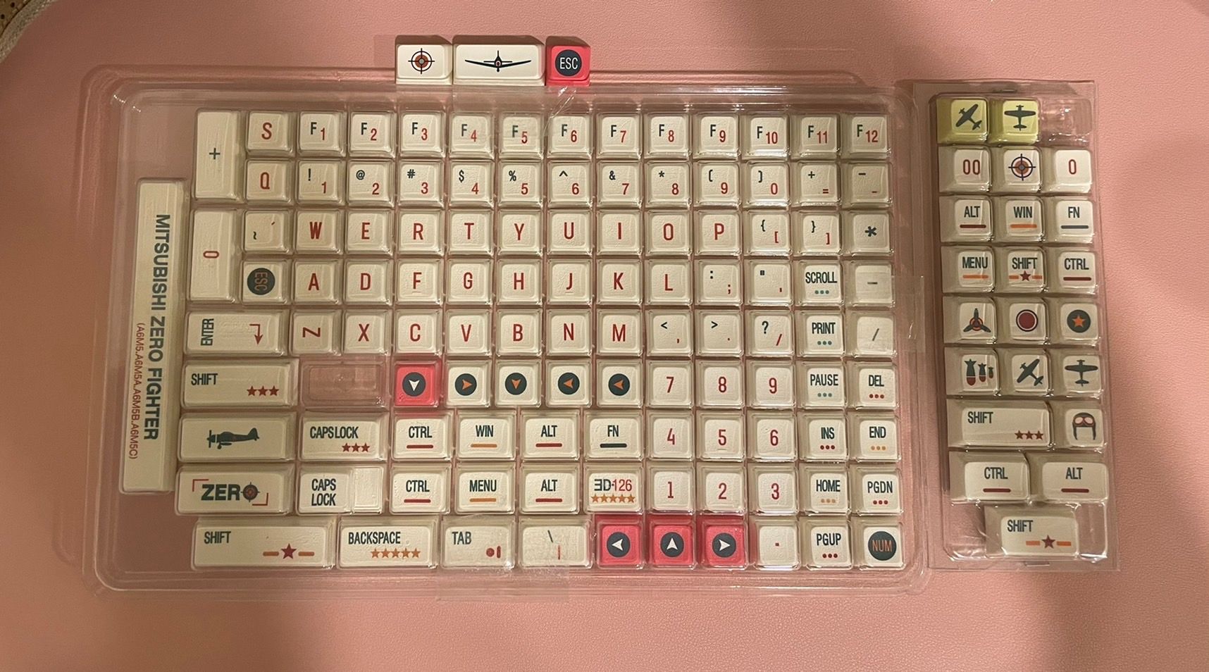 XDA 飛機鍵帽 136鍵 全套