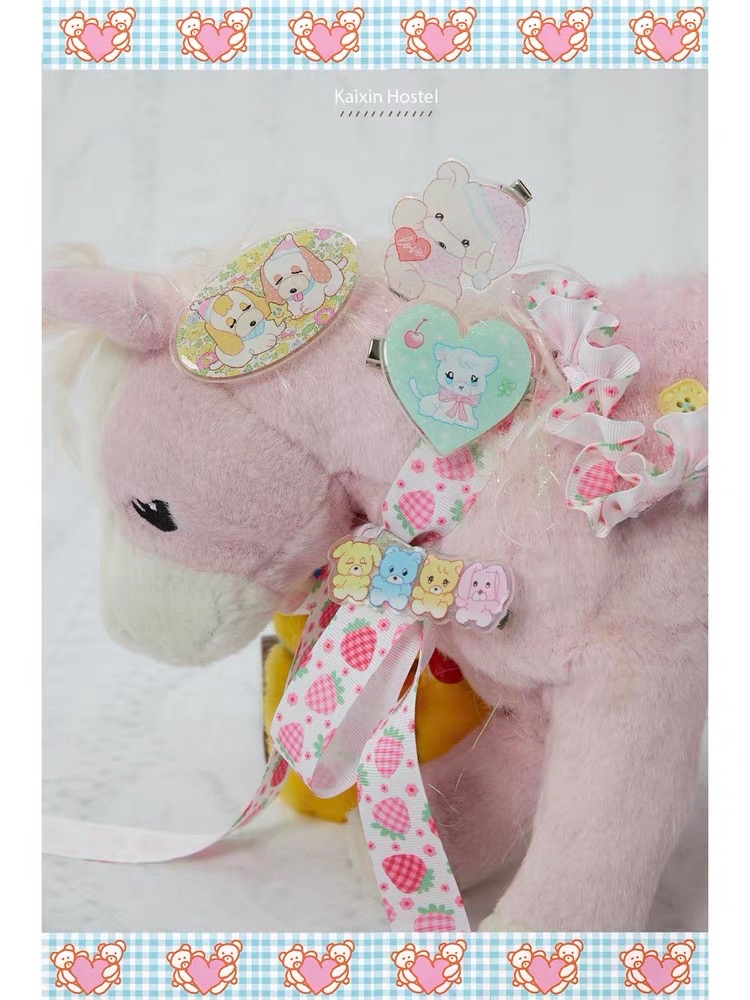New🎀 niobium聯名 滴膠彩色髮夾一組